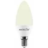 MAX-LED LED žarnica - sijalka E14 C30 7W (55W) C30 nevtralno bela 4500K