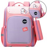 LEAN 22007 dječji školski ruksak s jednorogom i pernicom 21 L – 39 cm, prsni remen, reflektirajući elementi | shoptok.hr