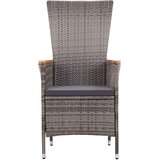 9-dijelni vrtni blagovaonski set s jastucima sivi | shoptok.hr