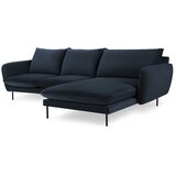 Cosmopolitan Design Temno modra žametna kotna zofa (desni kot) Vienna - Cosmopolitan Design Cene
