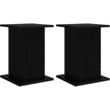  Stalak za biljke 2 pcs Crna 30,5 x 30 x 43 cm Konstruirano drvo | Eponuda.com