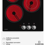 Klarstein EasyCook steklokeramična kuhalna plošča | 3 kuhališča | 4700 W | 11 stopenj moči | 45 cm | Shoptok.si