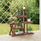 vidaXL Stojalo za rastline 95x25x96 cm trden les jelke Cene