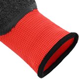 Rukavice za rad 12 pcs Crvena i Crna 10 / xl Lateks premaz | Eponuda.com