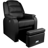 Shumee Spa stol za pedikuro Hilton v črni barvi, (21388654) Cene