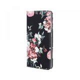  Trendy Flower preklopna torbica Samsung Galaxy A22 A226 5G - črno roza Cene