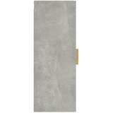  Zidni ormarić boja betona 34,5x34x90 cm od konstruiranog drva | Eponuda.com