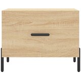  Stolići za kavu 2 kom hrast 50x50x40 cm konstruirano drvo Smeđa | Shoptok.si