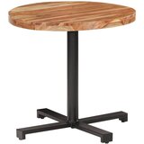 Bistro stol okrugli Ø 80 x 75 cm od masivnog bagremovog drva | shoptok.hr