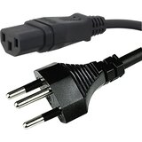 Hawa Priključni kabel za hladne naprave [ švicarski vtič - IEC vtičnica C14] črni 2 m 1008243, (20414221) | Shoptok.si
