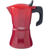  Talijanska Moka za Kavu Oroley Petra 9 Šalice Crvena Aluminij | shoptok.hr