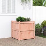  Vrtna sadilica 70 x 70 x 70 cm od masivnog drva duglazije | Shoptok.si