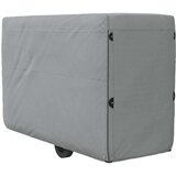 vidaXL Pokrov za prikolico za konje siva 376x168x240cm netkana tkanina | Shoptok.si