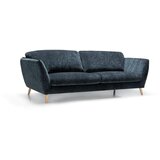 Sits Plava baršunasta sofa 227 cm Stella – | shoptok.hr