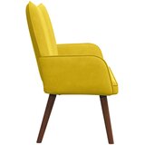 SOFA za dvije osobe Žuta 115 x 61 x 87 cm Baršun | shoptok.hr