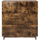  Komoda Dimljeni hrast 70 x 38 x 75 cm Konstruirano drvo Slike