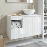 Set namještaja za kupaonicu 2 kom. Bijela visokog sjaja 49,5 x 41 x 80 cm | shoptok.hr