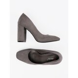 SEASTAR Suede pumps on a stiletto heel gray | shoptok.hr