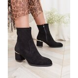 Resti Black women's low stiletto boots Rejerra | Shoptok.si