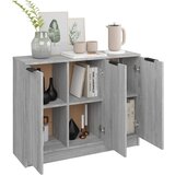  Komoda boja sivog hrasta sonome 90,5x30x70 cm konstruirano drvo | shoptok.hr