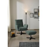 Dieter Knoll FOTELJ, sivomodra tekstil | Shoptok.si