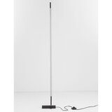 Nova Luce Crna metalna LED stojeća svjetiljka sa sjenilom od akrilnog stakla (visina 140 cm) Raccio – | shoptok.hr