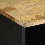 TV ormarić crni 100x33 5x46 cm Puno grubo drvo Mango | shoptok.hr