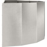  Cvetlično korito srebrna 120 x 60 x 50 cm Nerjaveče jeklo, (5000207576) | Shoptok.si