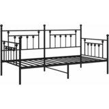  Krevet na kat Crna 107 x 203 cm Čelik | shoptok.hr