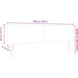  LED uzglavlje jednostavnog dizajna u tamno sivoj boji 90 cm od kordura tkanine | shoptok.hr