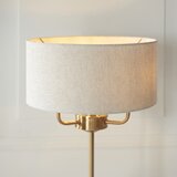  Endon 110721 - Stona lampa HIGHCLERE 3xE14/18W/230V bež/mesing | Eponuda.com