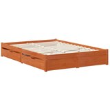  Okvir za krevet 3 pcs Vosak smeđa Čvrsto borovo drvo - Voštano smeđa 160 x 200 cm | shoptok.hr