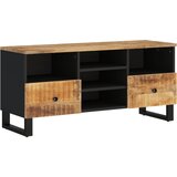 Maison Chic TV omarica - TV stojalo - Televizijska omarica 100x33x46 cm trden mangov les in inženirski les, (21700961) | Shoptok.si