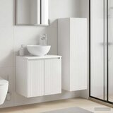  Set namještaja za kupaonicu 2 kom. Bijela visokog sjaja 33 x 34,5 x 100 cm | Shoptok.si