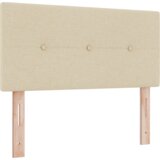 Box Spring Krevet s Madracem - Krem - 80x200 cm - Tkanina | shoptok.hr