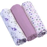 BabyOno Diaper Super Soft plenice iz blaga Blue 70 × 70 cm 3 kos | Shoptok.si