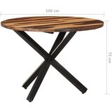  Blagovaonski stol 100 x 100 x 75 cm od drva bagrema s premazom | shoptok.hr