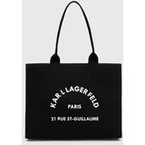 Karl Lagerfeld Torbica črna barva, 245W3855