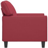  Fotelja crvena boja vina 60 cm od umjetne kože | shoptok.hr