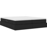Krevet s madracem i skladištem Crna 180 x 200 cm Poliester | Eponuda.com