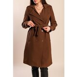 Fenzy Eleganten Trenčkot Z Gumbi, Kamelji | Shoptok.si