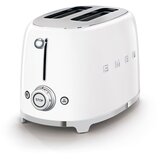 Smeg TSF01WHEU 2-Schlitz-Toaster Kompakt 50's Retro Style, Weiß cene