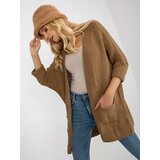 RUE PARIS Cardigan-LO-SW-LK-3002.98P-dark beige | Shoptok.si