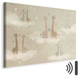  Slika - Love - Colorful Giraffes Floating on Clouds Among Hearts and Stars 30x20 Akustična | shoptok.hr