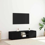 TV ormar Crni hrast 140 x 38,5 x 36 cm Konstruirano drvo | shoptok.hr