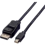 Mini-DisplayPort priključni kabel 5.00 m 11.99.5637 sa zaštitom crna [1x muški konektor displayport - 1x muški kon