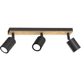 SPOT svetlo TULON 3xGU10/8W/230V crna/hrast | Eponuda.com