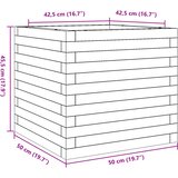  Vrtna sadilica 50x50x45,5 cm od masivnog drva duglazije | shoptok.hr