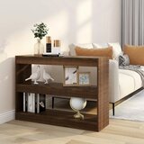 vidaXL Ormarić za knjige / pregrada boja smeđeg hrasta 100x30x72 cm Cijene
