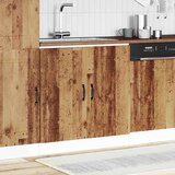 vidaXL Osnovna omarica za umivalnik Kalmar starinski les 80x46x81,5cm | Shoptok.si